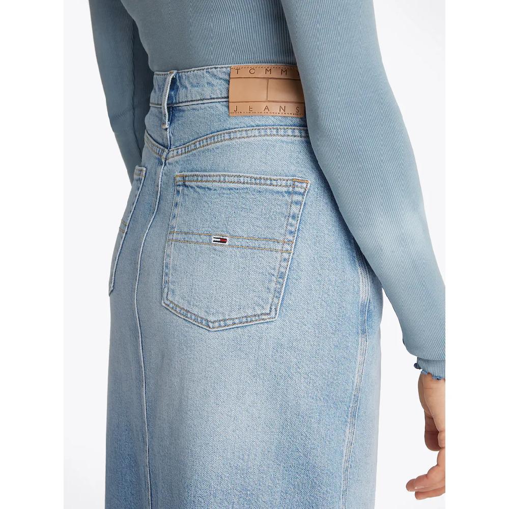 Tommy Jeans Jeansrock »CLAIRE MAXI SKIRT BI0112« In Maxi-Länge In Hellblauer Waschung