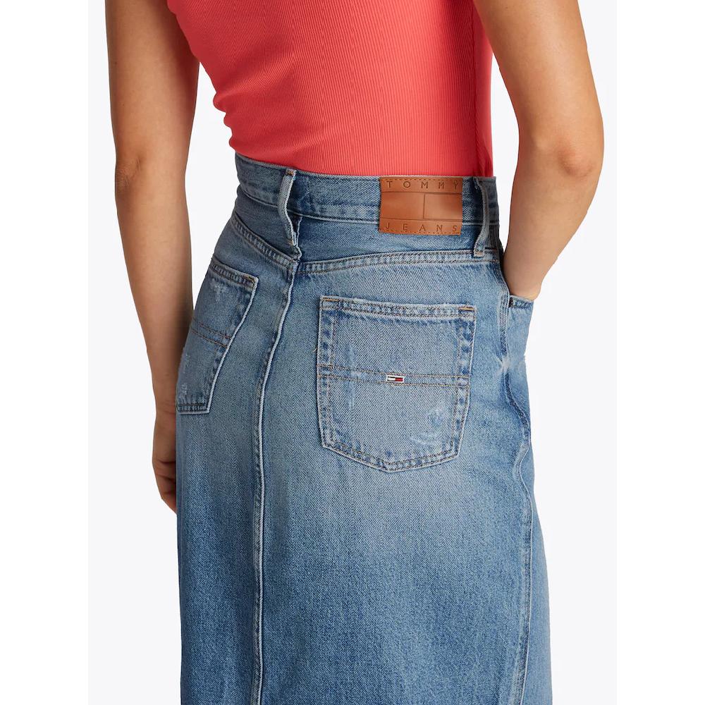 Tommy Jeans Jeansrock »CLAIRE MIDI SKIRT BI8036« In Midi-Länge In Blauer Waschung
