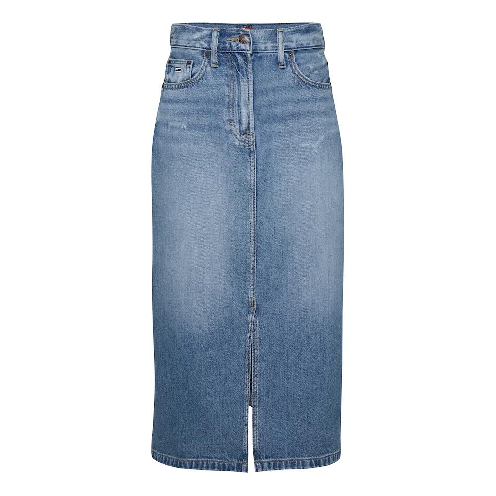 Tommy Jeans Jeansrock »CLAIRE MIDI SKIRT BI8036« In Midi-Länge In Blauer Waschung