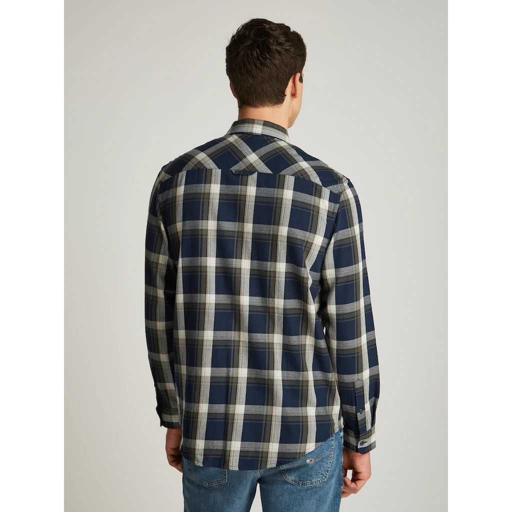 Tommy Jeans Karohemd »TJM REG CHECK FLANNEL SHIRT EXT« Mit Karomuster ▷ Kaufen