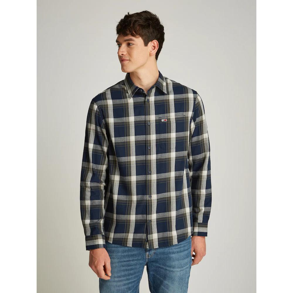 Tommy Jeans Karohemd »TJM REG CHECK FLANNEL SHIRT EXT« mit Karomuster ▷ kaufen
