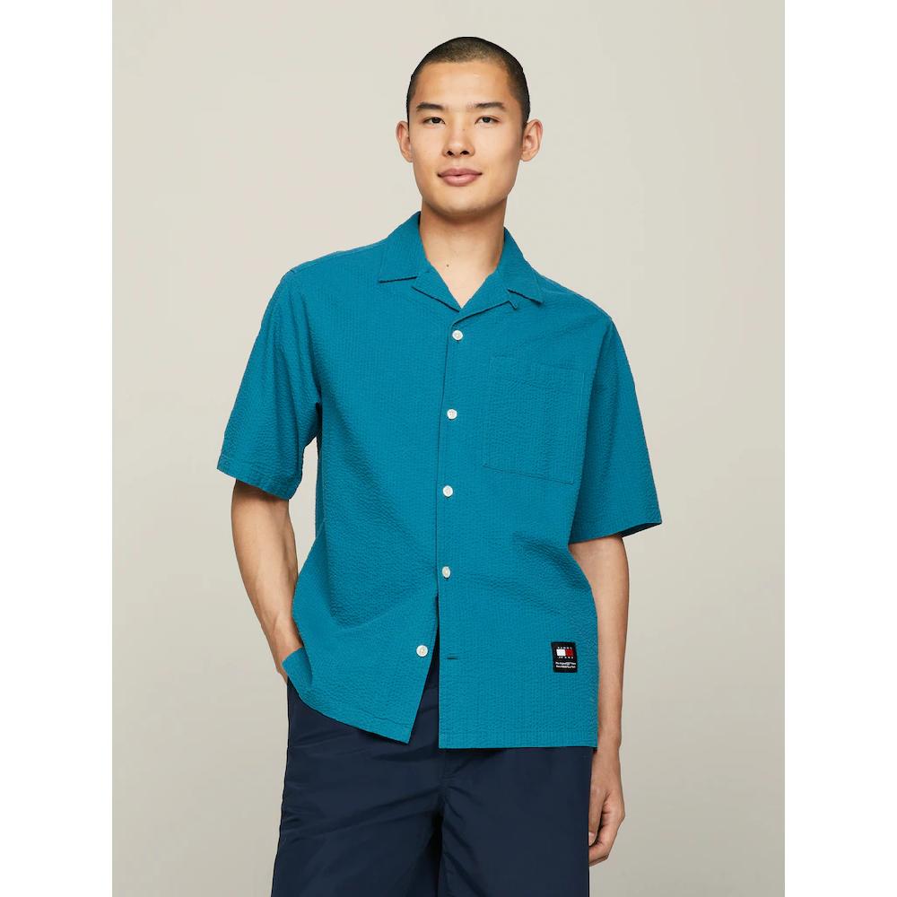 Tommy Jeans Kurzarmhemd »TJM RLX SEERSUCKER CAMP SHIRT« ▷ Kaufen