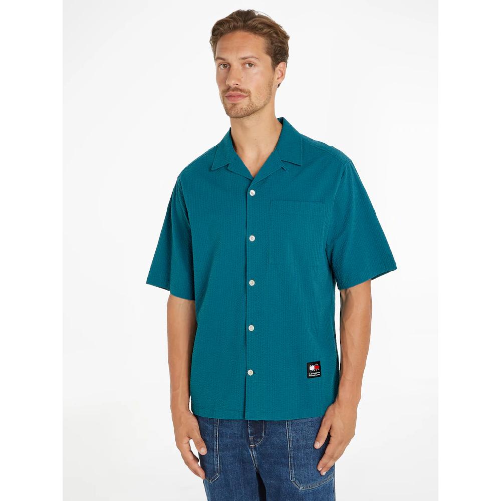 Tommy Jeans Kurzarmhemd »TJM RLX SEERSUCKER CAMP SHIRT« ▷ kaufen