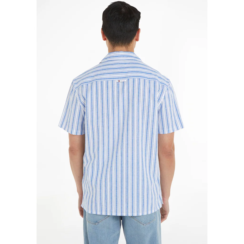 Tommy Jeans Kurzarmhemd »TJM STRIPE LINEN SS SHIRT EXT« ▷ Kaufen