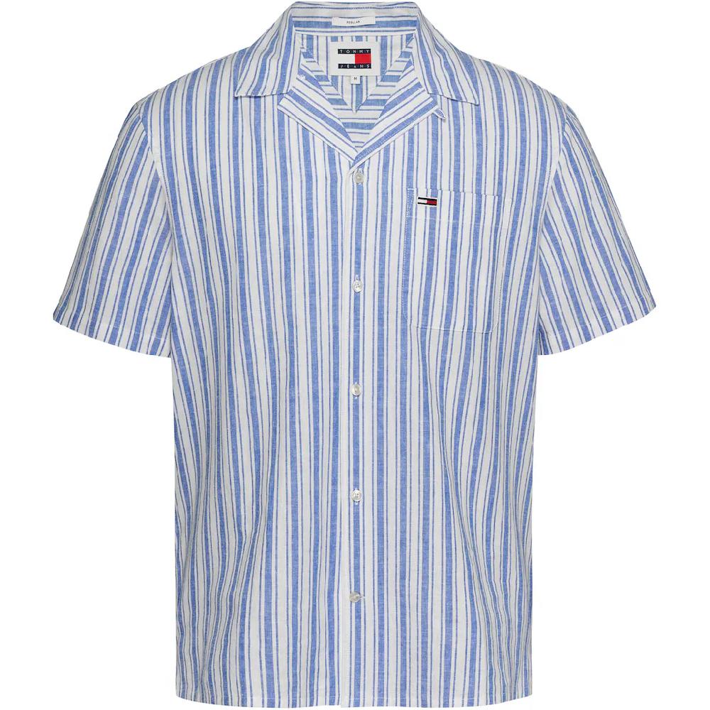 Tommy Jeans Kurzarmhemd »TJM STRIPE LINEN SS SHIRT EXT« ▷ Kaufen