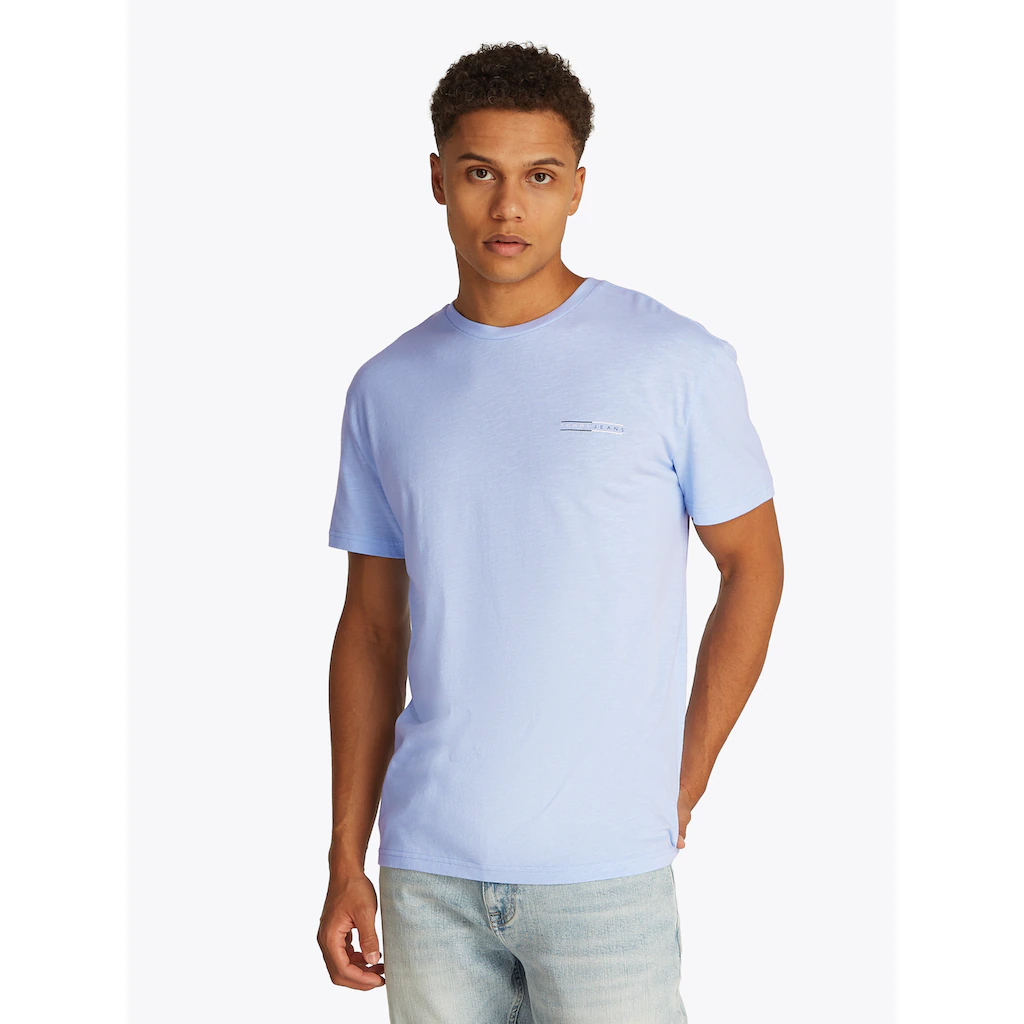 Tommy Jeans Kurzarmshirt »TJM REG GRAPHIC SLUB TEE EXT« Mit Rundhalsausschnitt ▷ für