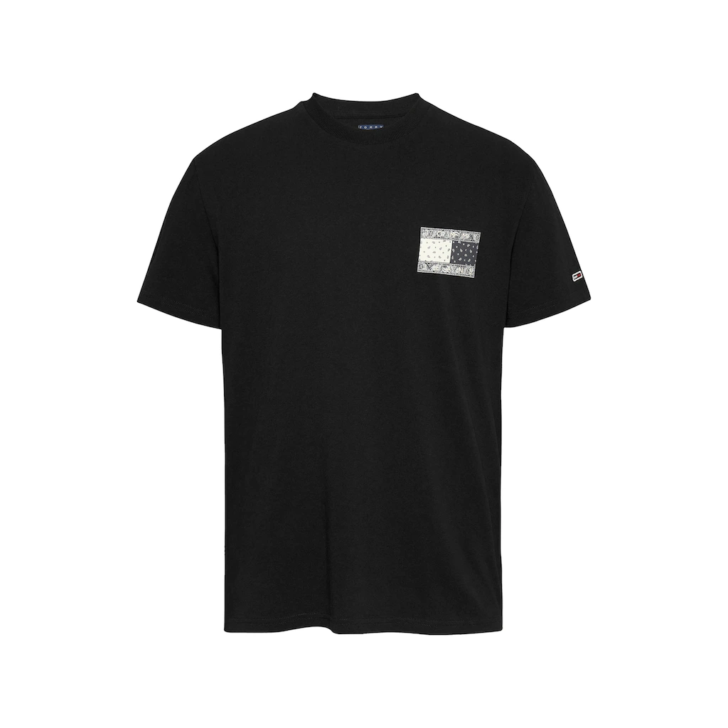 Tommy Jeans Kurzarmshirt »TJM REG PAISLEY FLAG TEE EXT« Mit Rundhalsausschnitt ▷ Kaufen