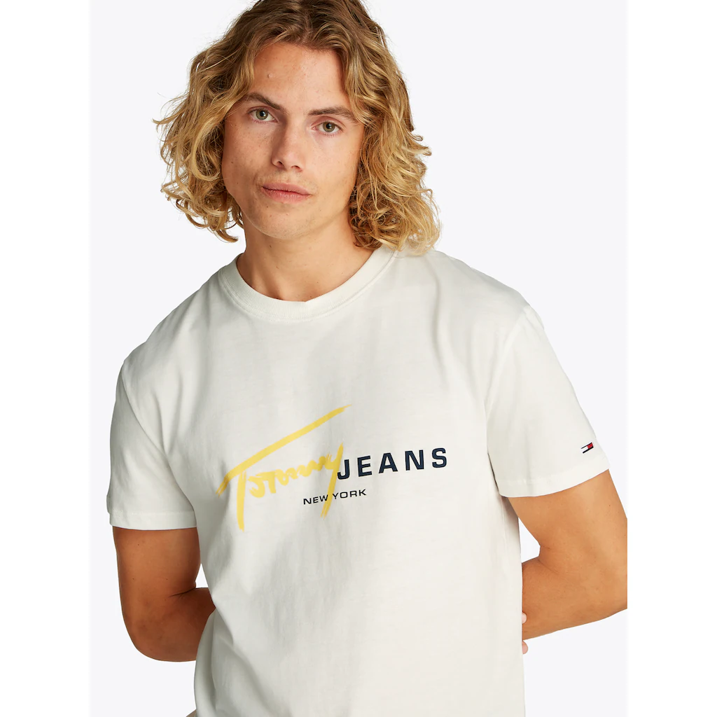 Tommy Jeans Kurzarmshirt »TJM REG SIGNTR DNA TEE EXT« Mit Rundhalsausschnitt ▷ Bestellen