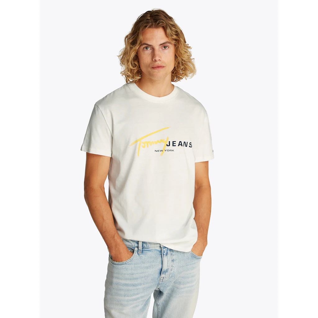 Tommy Jeans Kurzarmshirt »TJM REG SIGNTR DNA TEE EXT« Mit Rundhalsausschnitt ▷ bestellen