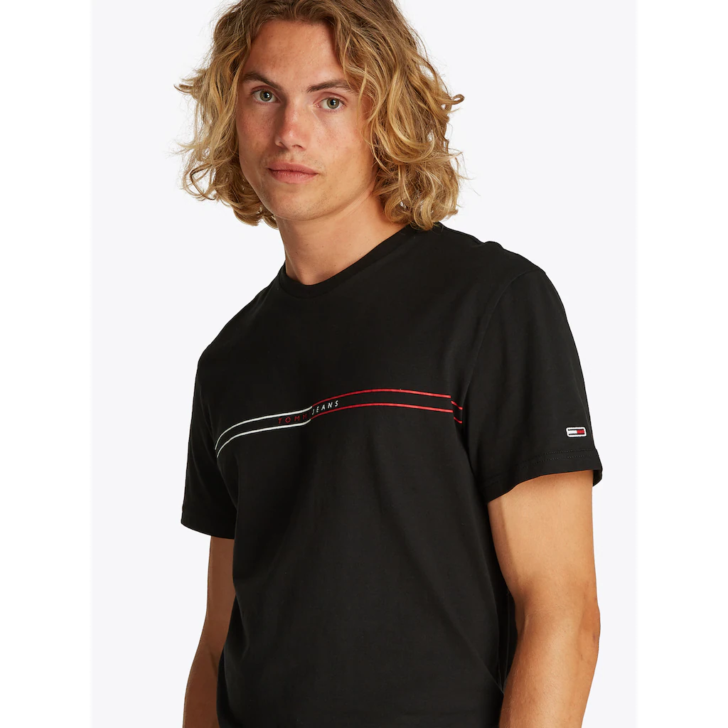 Tommy Jeans Kurzarmshirt »TJM SLIM ENTRY GRAPHIC TEE EXT« Mit Rundhalsausschnitt ▷ Kaufen