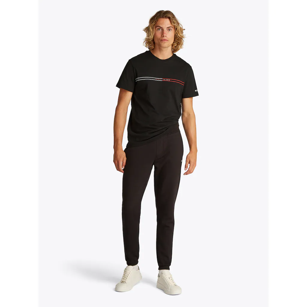 Tommy Jeans Kurzarmshirt »TJM SLIM ENTRY GRAPHIC TEE EXT« Mit Rundhalsausschnitt ▷ Kaufen