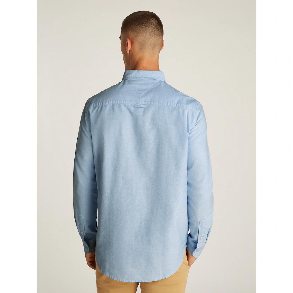 Tommy Jeans Langarmhemd »TJM REG OXFORD SHIRT EXT« Mit Logostickerei ▷ Kaufen