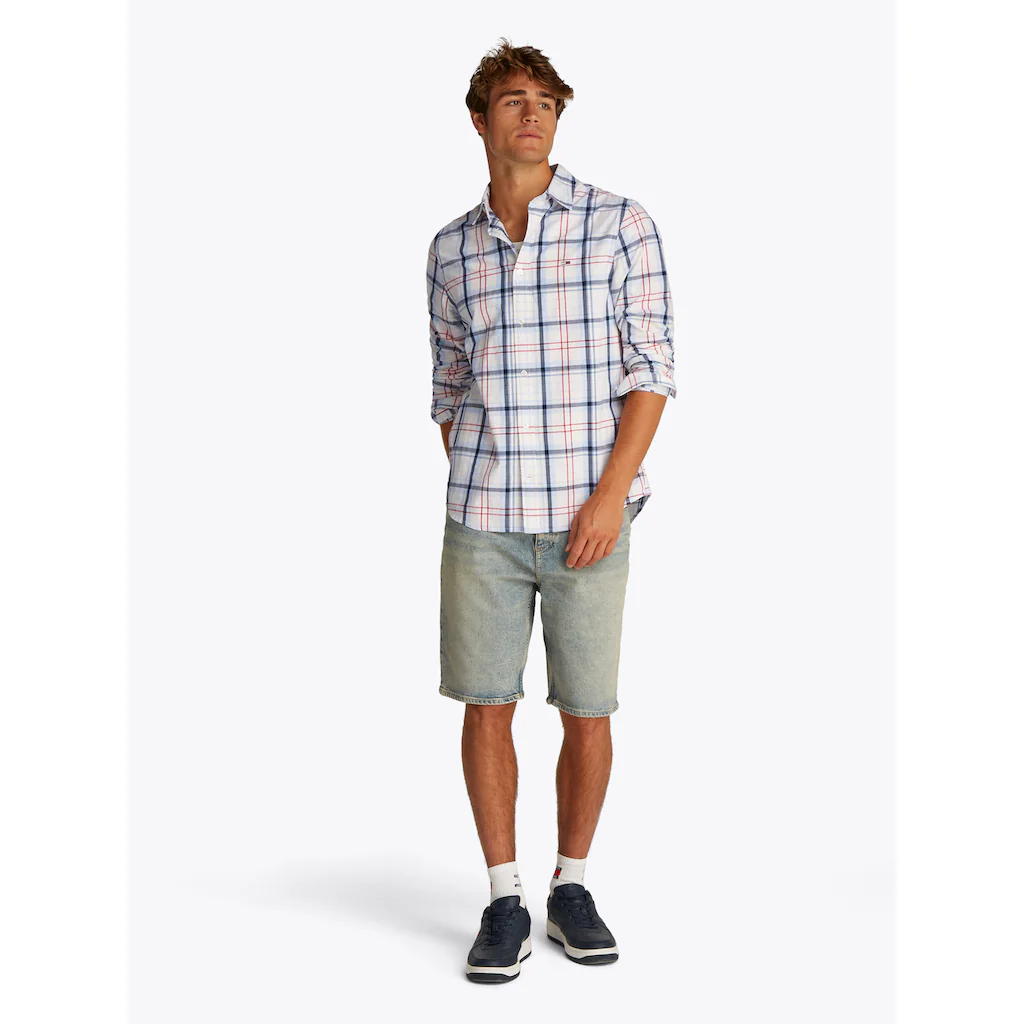 Tommy Jeans Langarmhemd »TJM REG POPLIN CHECK LS SHIRT« ▷ Bestellen