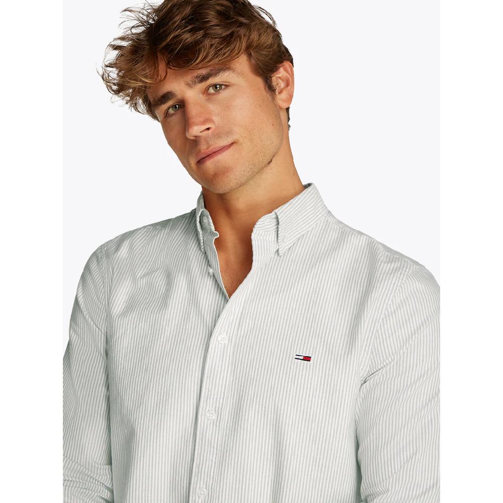 Tommy Jeans Langarmhemd »TJM SLIM STRIPE OXFORD SHIRT EXT« Mit Button-Down-Kragen ▷ Kaufen