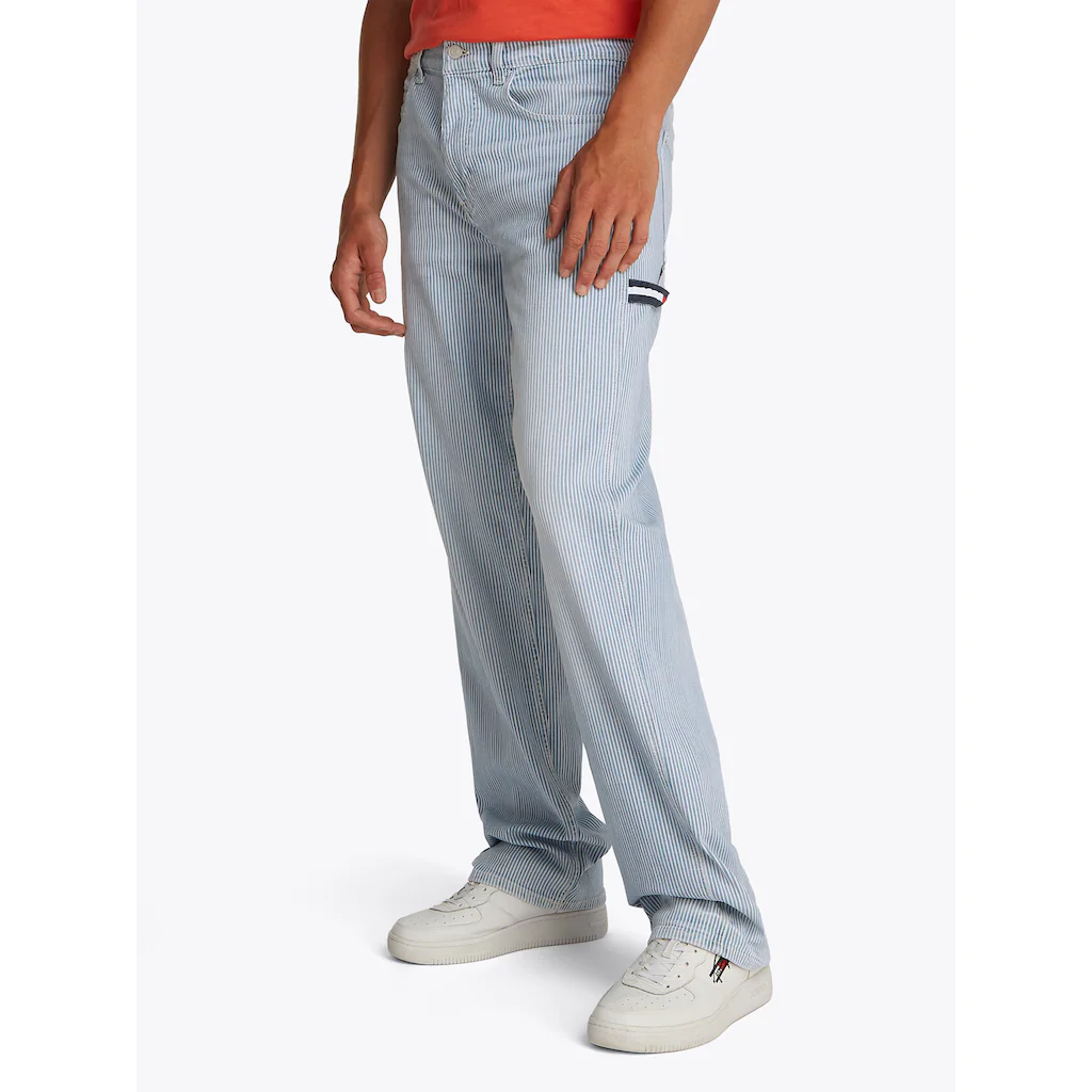 Tommy Jeans Loose-fit-Jeans »Jamie Loose Straight« fein gestreift ▷ bestellen