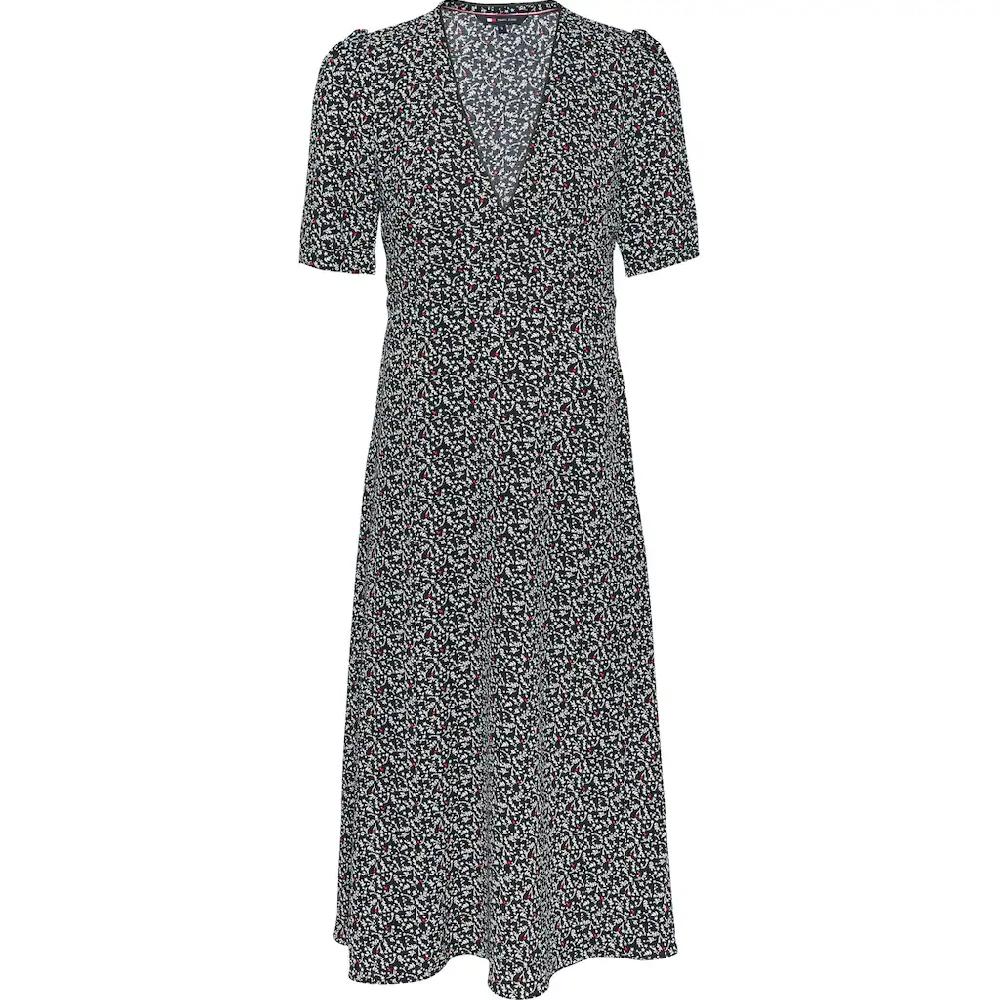 Tommy Jeans Midikleid mit Blumen-Print