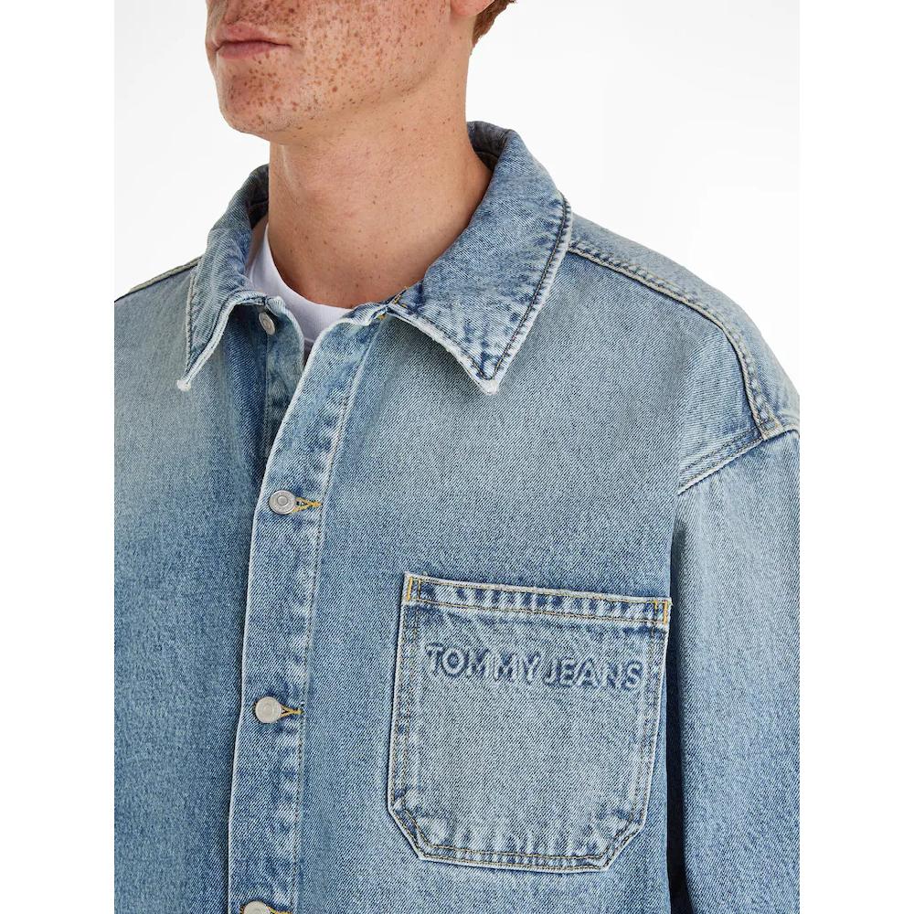 Tommy Jeans Outdoorhemd »AIDEN OVERSHIRT AH7017« Mit Logoschriftzug ▷ Bestellen