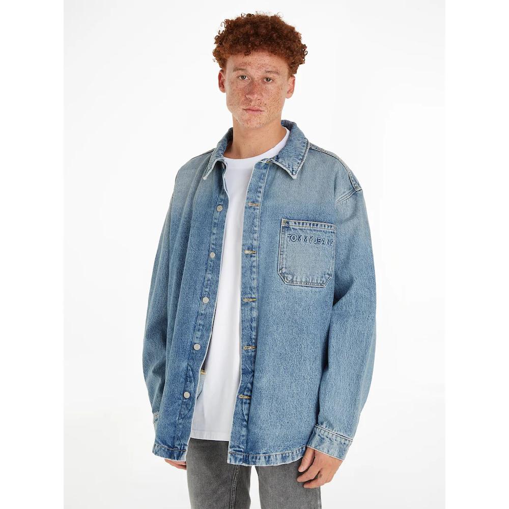 Tommy Jeans Outdoorhemd »AIDEN OVERSHIRT AH7017« mit Logoschriftzug ▷ bestellen
