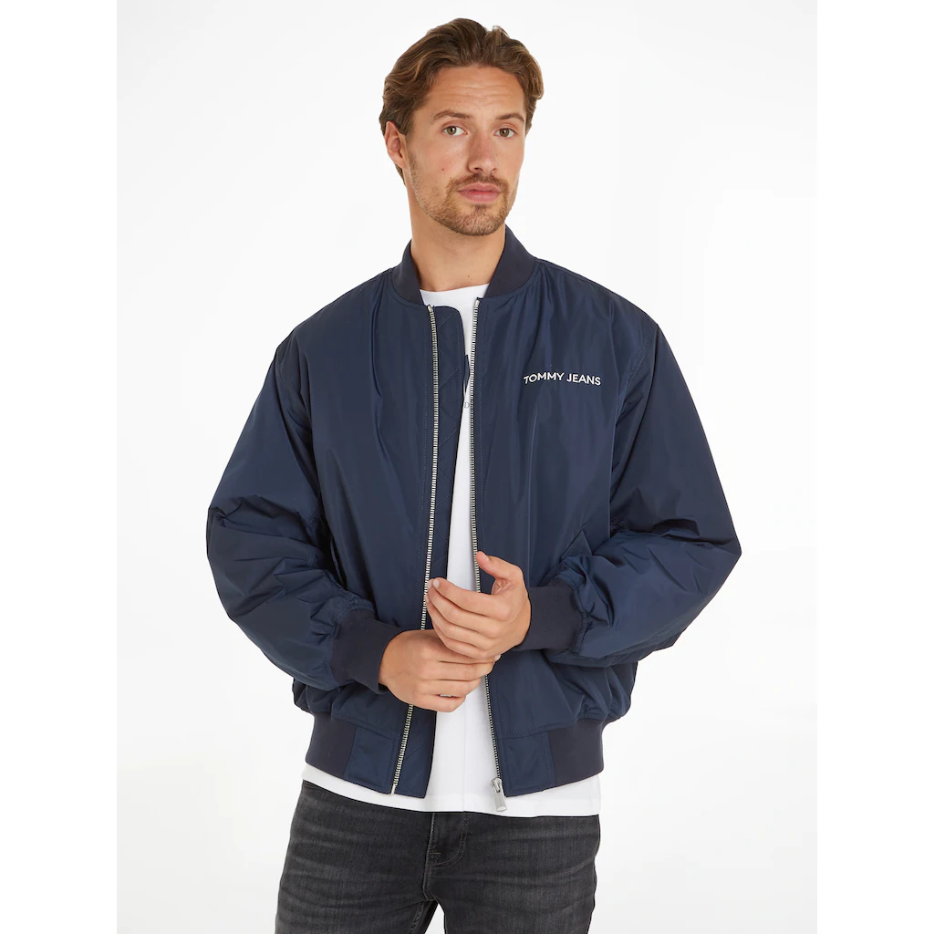 Tommy Jeans Plus Bomberjacke »TJM ENTRY BOMBER EXT« Große Größen mit Logopatch ▷ kaufen