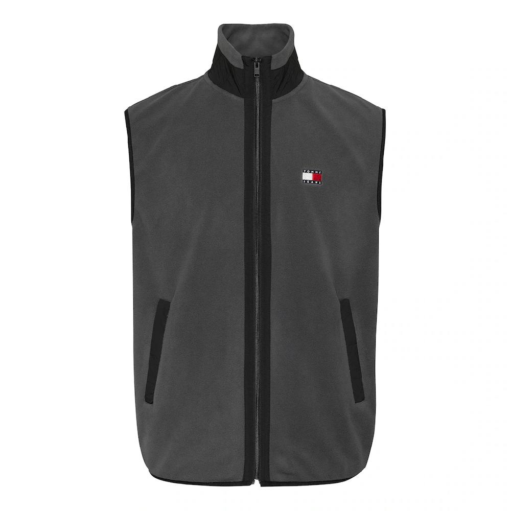 Tommy Jeans Plus Fleeceweste »TJM POLAR FLEECE VEST EXT« Große Größen Mit Kontrastfarbenen Details ▷ Für