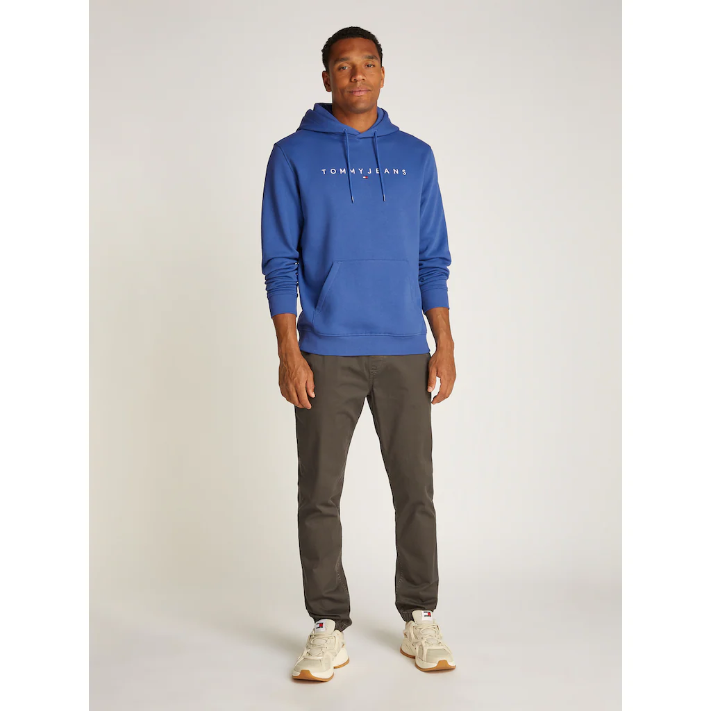 Tommy Jeans Plus Hoodie »TJM REG LINEAR LOGO HOODIE EXT« In Große Größen Logodruck ▷ Kaufen