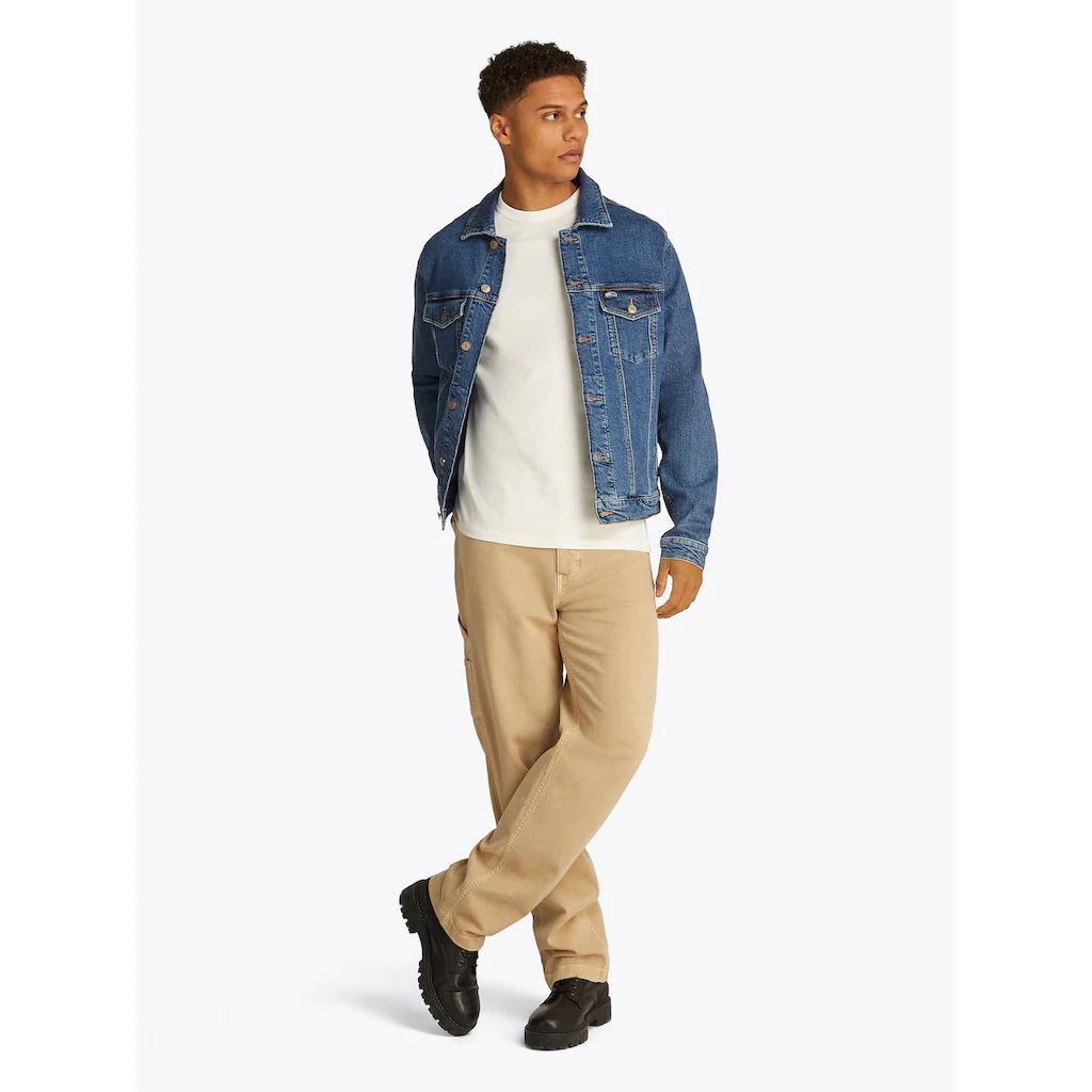Tommy Jeans Plus Jeansjacke »RYAN RGLR TRCKR JCKT EXT BI8130«