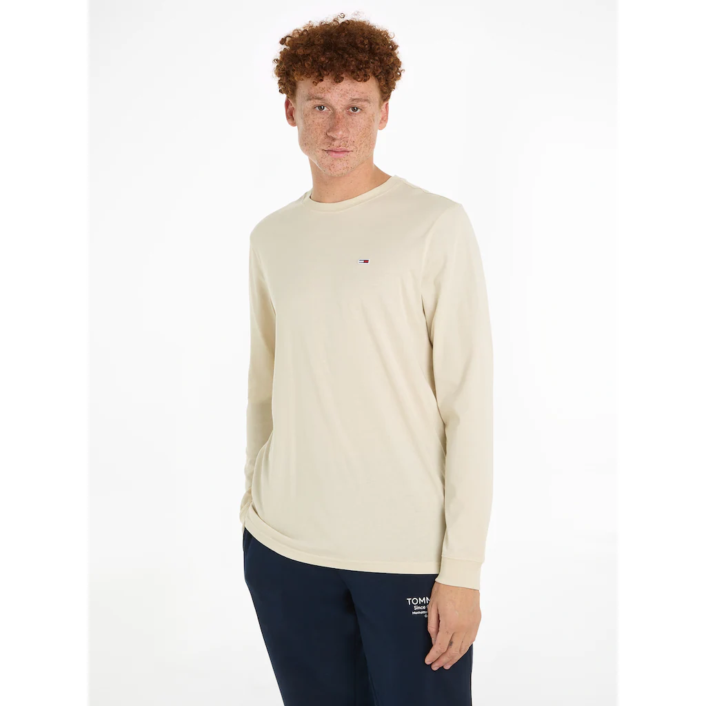 Tommy Jeans Plus Langarmshirt »TJM SLIM 2PACK L/S EXT« (Packung 2er-Pack) mit Rundhalsausschnitt