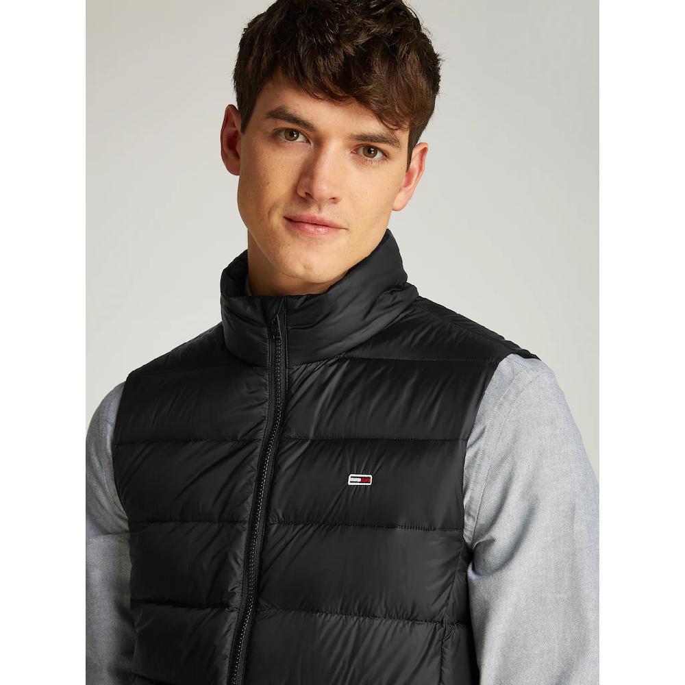 Tommy Jeans Plus Steppweste »TJM LT DOWN VEST EXT« In Großen Größen Logostickerei Eingriffstaschen ▷ Kaufen
