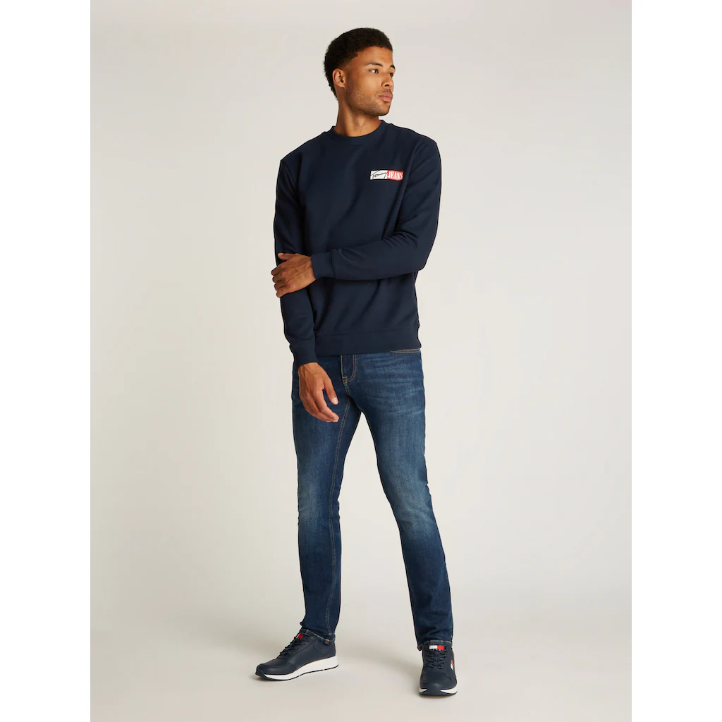Tommy Jeans Plus Sweatshirt »TJM REG ENTRY GRAPHIC CREW EXT« In Großen Größen Logodruck ▷ Kaufen