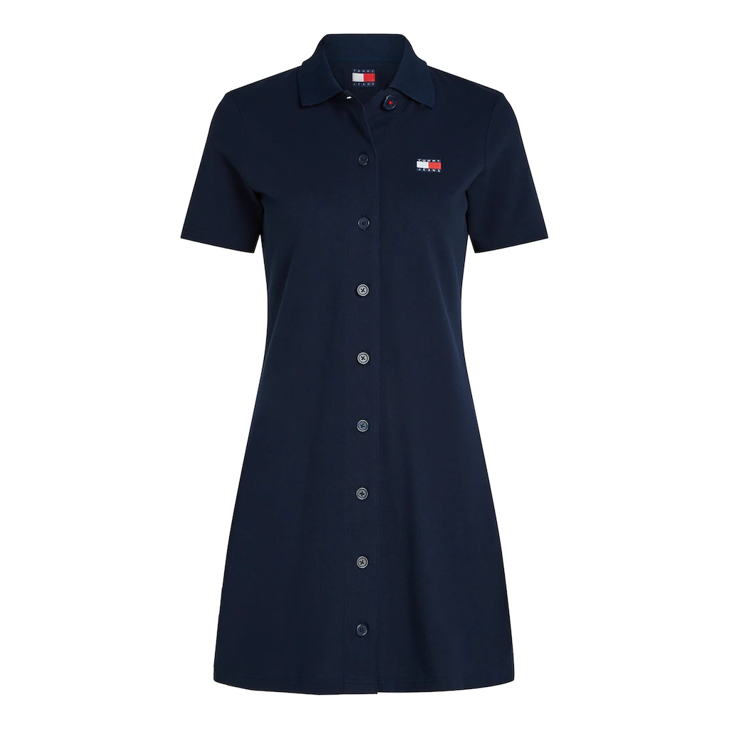 Tommy Jeans Polokleid »TJW BADGE PIQUE POLO DRESS« Mit Logo-Badge
