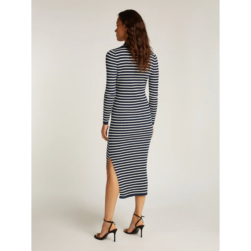 Tommy Jeans Polokleid »TJW LS POLO MIDI DRESS« In Midi-Länge