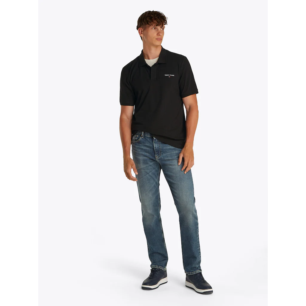 Tommy Jeans Poloshirt »TJM REG LINEAR POLO EXT« Mit Rundhalsausschnitt ▷ Kaufen