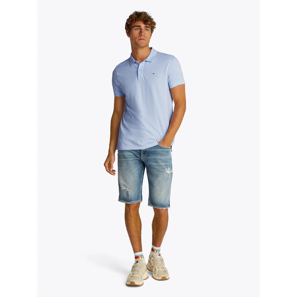 Tommy Jeans Poloshirt »TJM SLIM PLACKET POLO EXT« ▷ Für