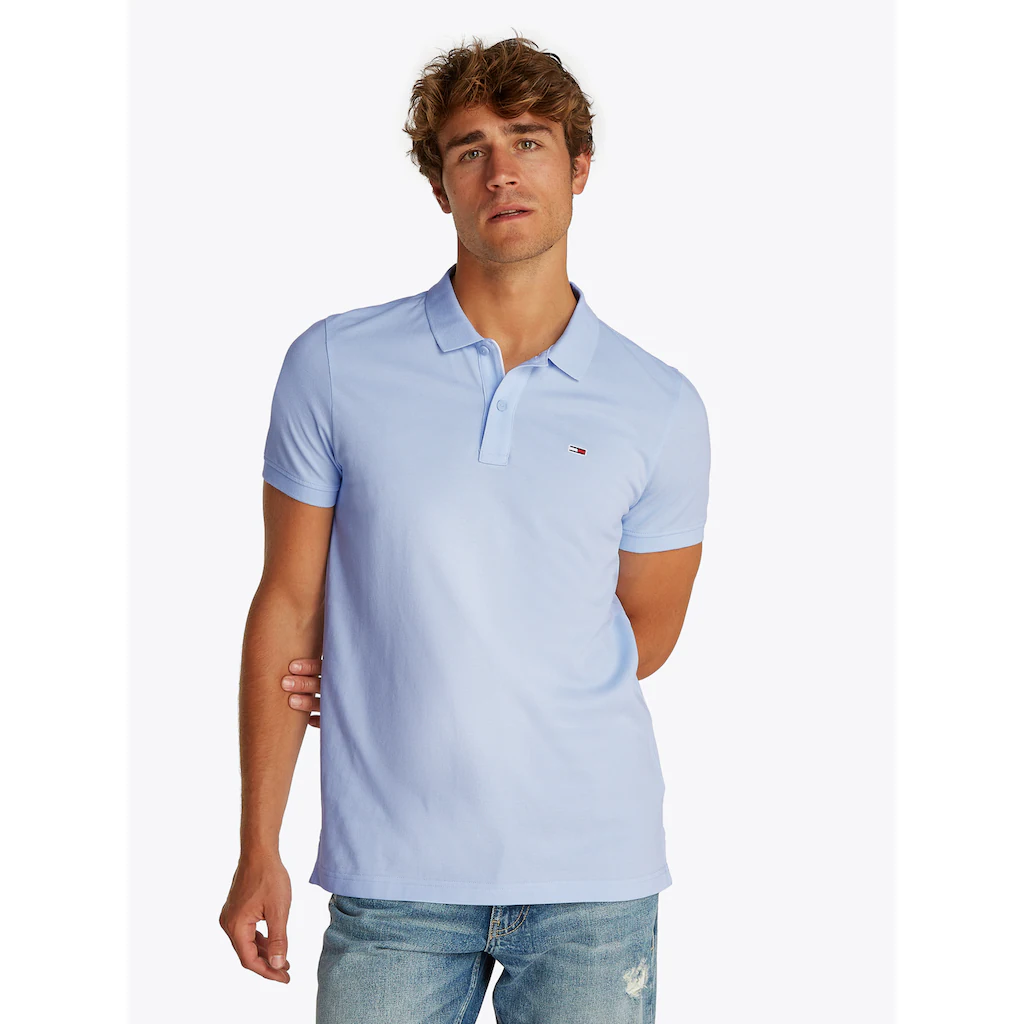 Tommy Jeans Poloshirt »TJM SLIM PLACKET POLO EXT« ▷ für