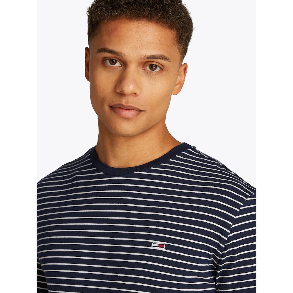 Tommy Jeans Rundhalsshirt »TJM SLIM STRIPE TEE« ▷ Bestellen