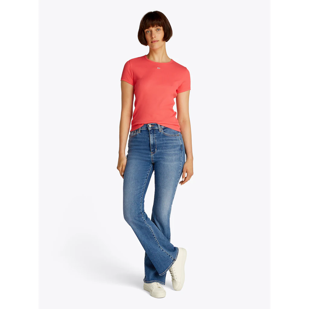 Tommy Jeans Schlagjeans »SYLVIA HGH FLR BI1267« In Blauer Waschung
