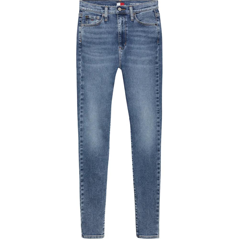 Tommy Jeans Schlagjeans »SYLVIA HGH FLR BI1267« In Blauer Waschung