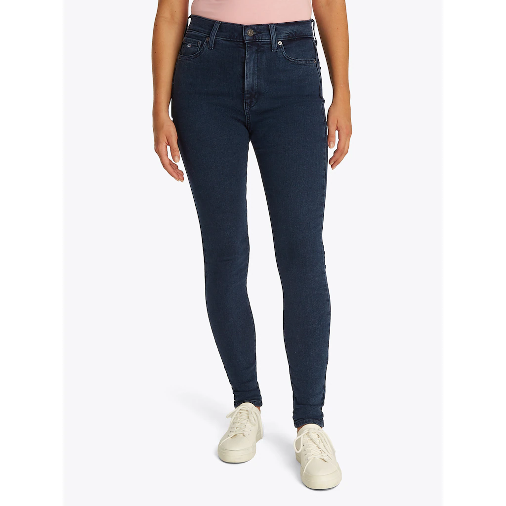 Tommy Jeans Skinny-fit-Jeans »Sylvia High Rise Skinny« mit Logo-Badge