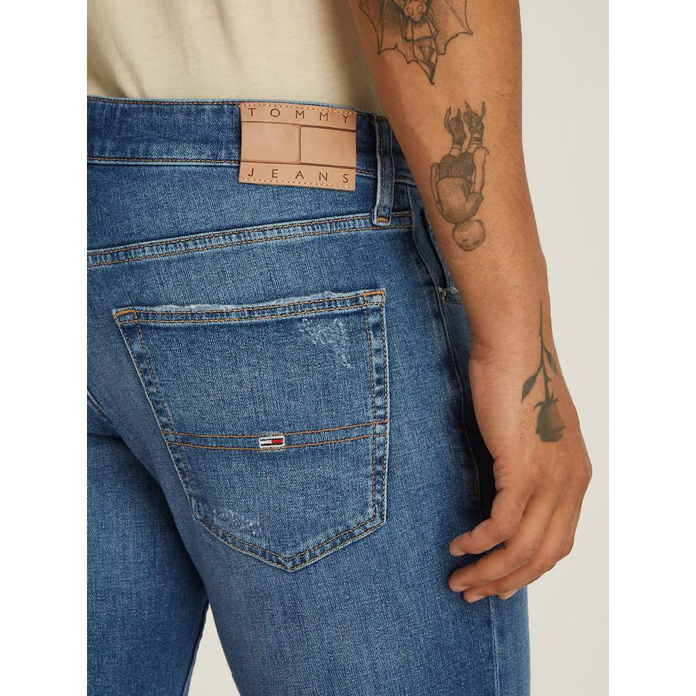 Tommy Jeans Slim-fit-Jeans »Scanton Slim Denim« Mit Logostickereien ▷ Kaufen