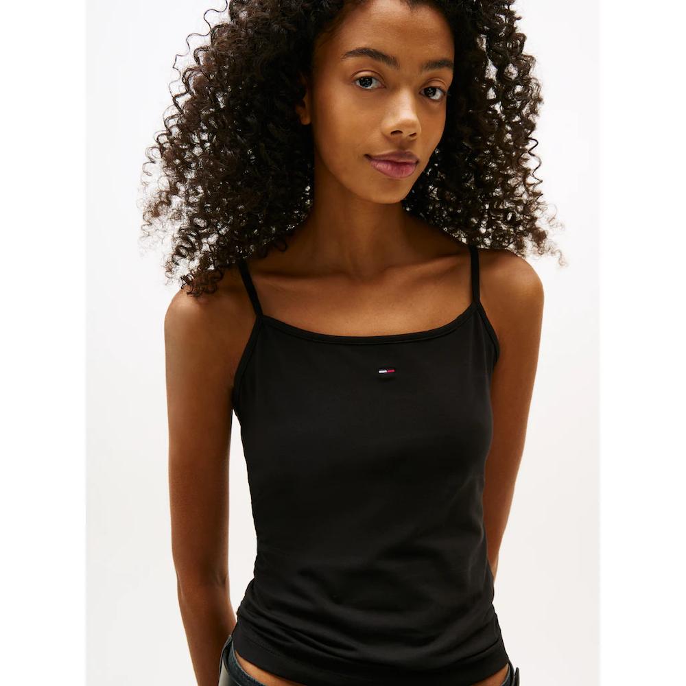 Tommy Jeans Spaghettitop »TJW ESSENTIAL STRAP TOP EXT« Mit Logostickerei