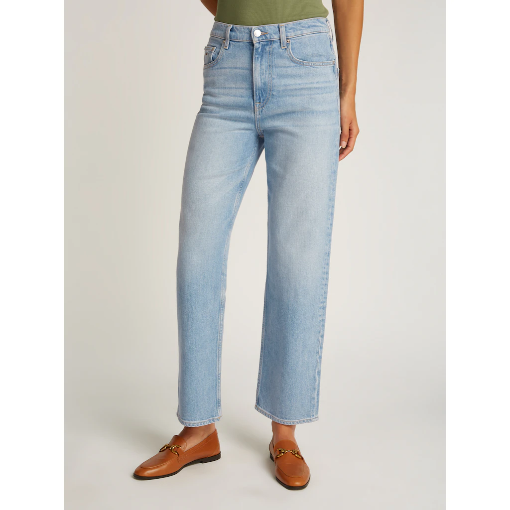 Tommy Jeans Straight-Jeans »Layla High Rise Slim Straight« in Knöchellänge