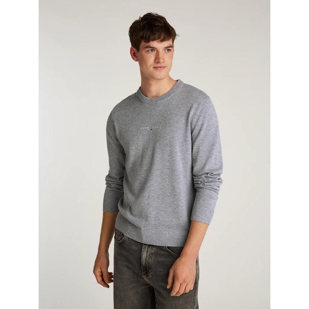 Tommy Jeans Strickpullover »TJM LINEAR SMALL CHEST SWEATER« mit Logoschriftzug ▷ kaufen