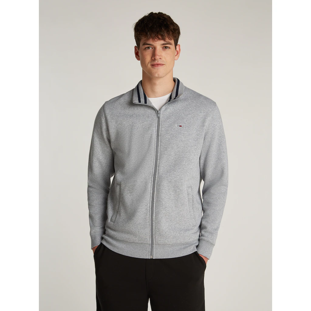 Tommy Jeans Sweatjacke »TJM REG FLEECE ZIP THRU EXT« mit Logostickerei ▷ bestellen