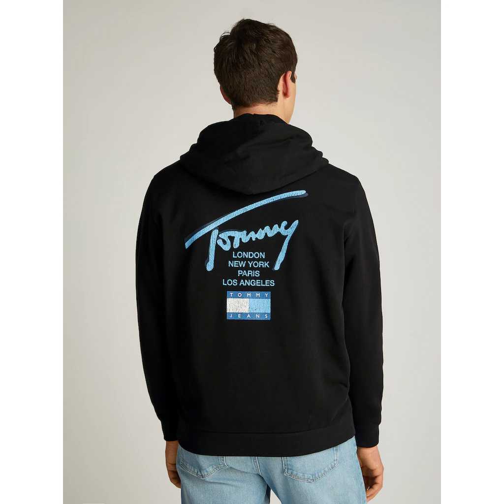 Tommy Jeans Sweatjacke »TJM REG SIG TWIST ZIPTHRU EXT« Mit Großem Logo Am Rücken ▷ Kaufen