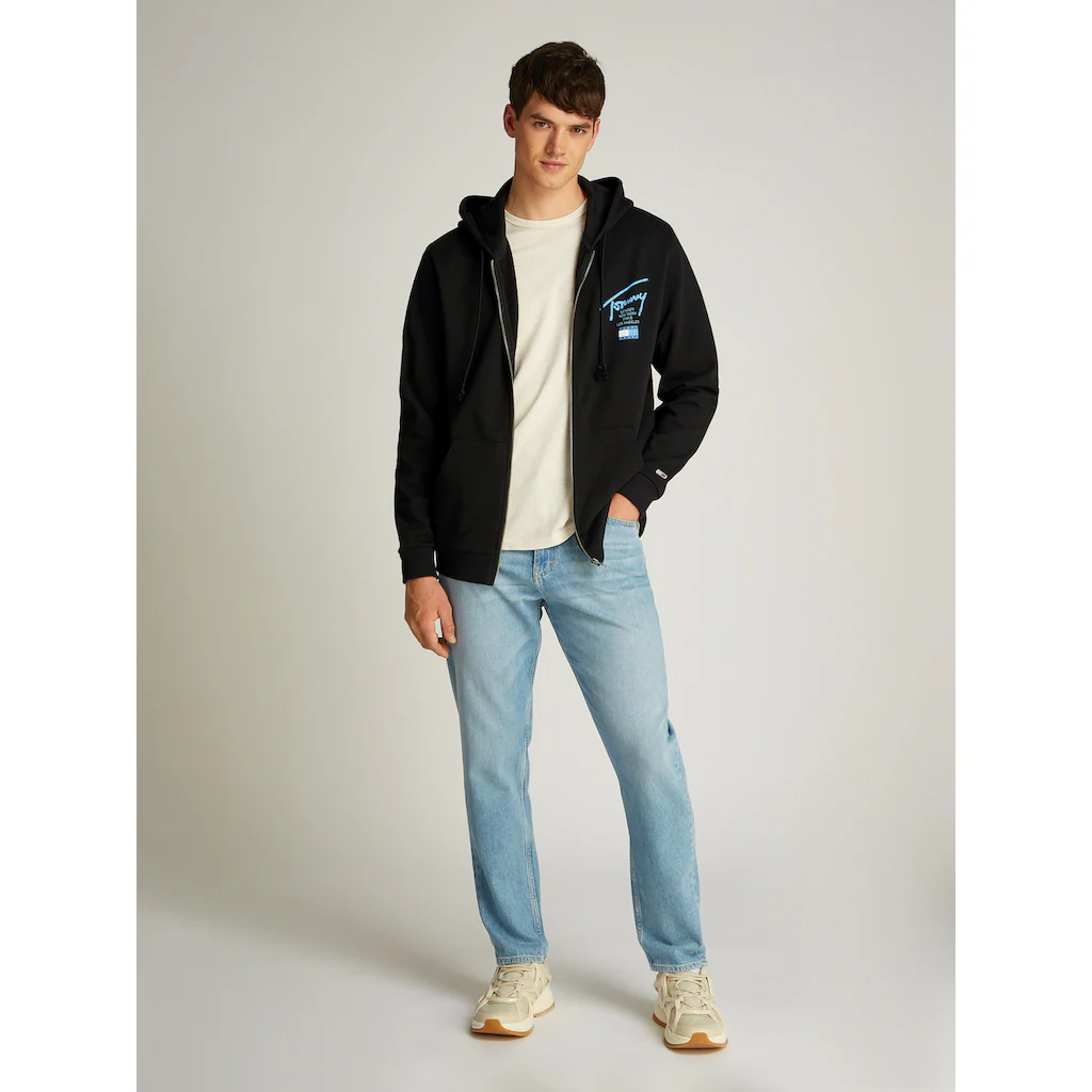 Tommy Jeans Sweatjacke »TJM REG SIG TWIST ZIPTHRU EXT« Mit Großem Logo Am Rücken ▷ Kaufen