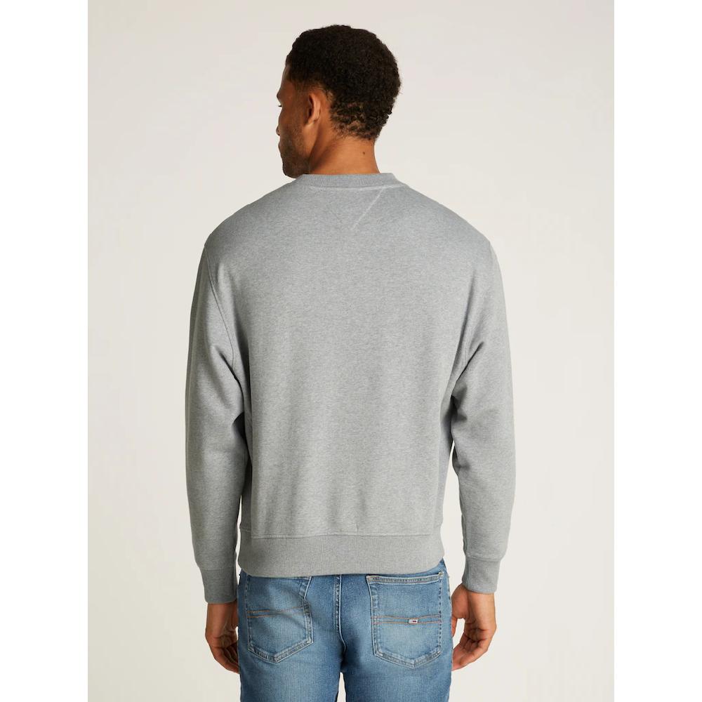 Tommy Jeans Sweatshirt »TJM MELANGE FLAG CREW« Mit Großem Logo ▷ Kaufen
