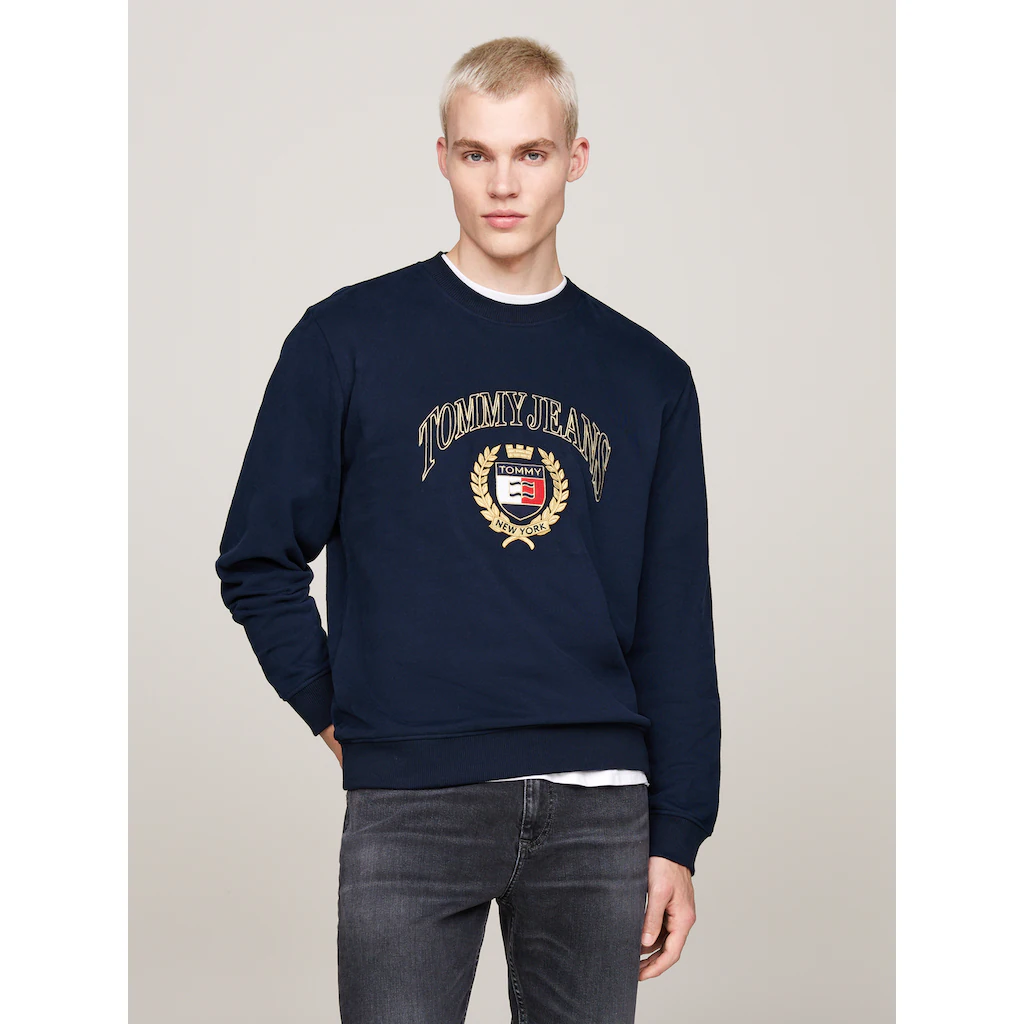 Tommy Jeans Sweatshirt »TJM REG TJ PREP CREST CREW« ▷ bestellen