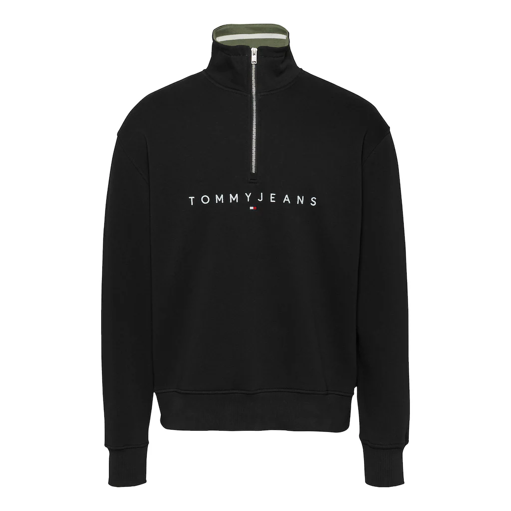 Tommy Jeans Sweatshirt »TJM RLX LINEAR 1/4 ZIP« Mit Rundhalsausschnitt ▷ Für