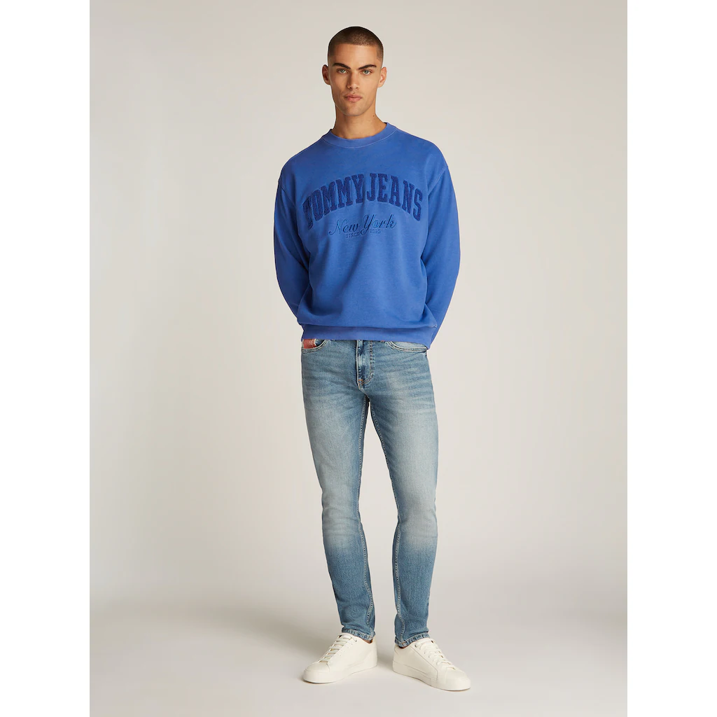 Tommy Jeans Sweatshirt »TJM RLX VINTAGE VARSITY CREW« Mit Großem Logo ▷ Bestellen