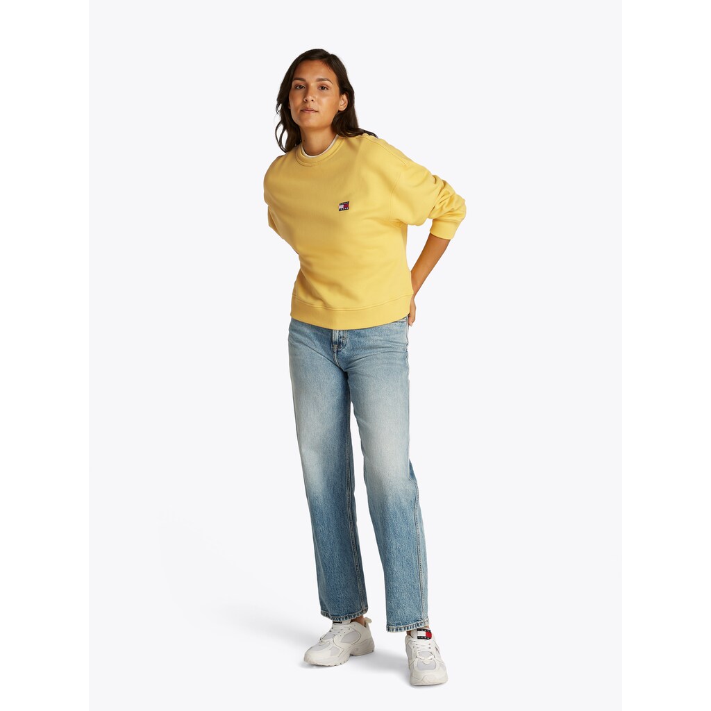 Tommy Jeans Sweatshirt »TJW BXY BADGE CREW« Mit Logo-Badge